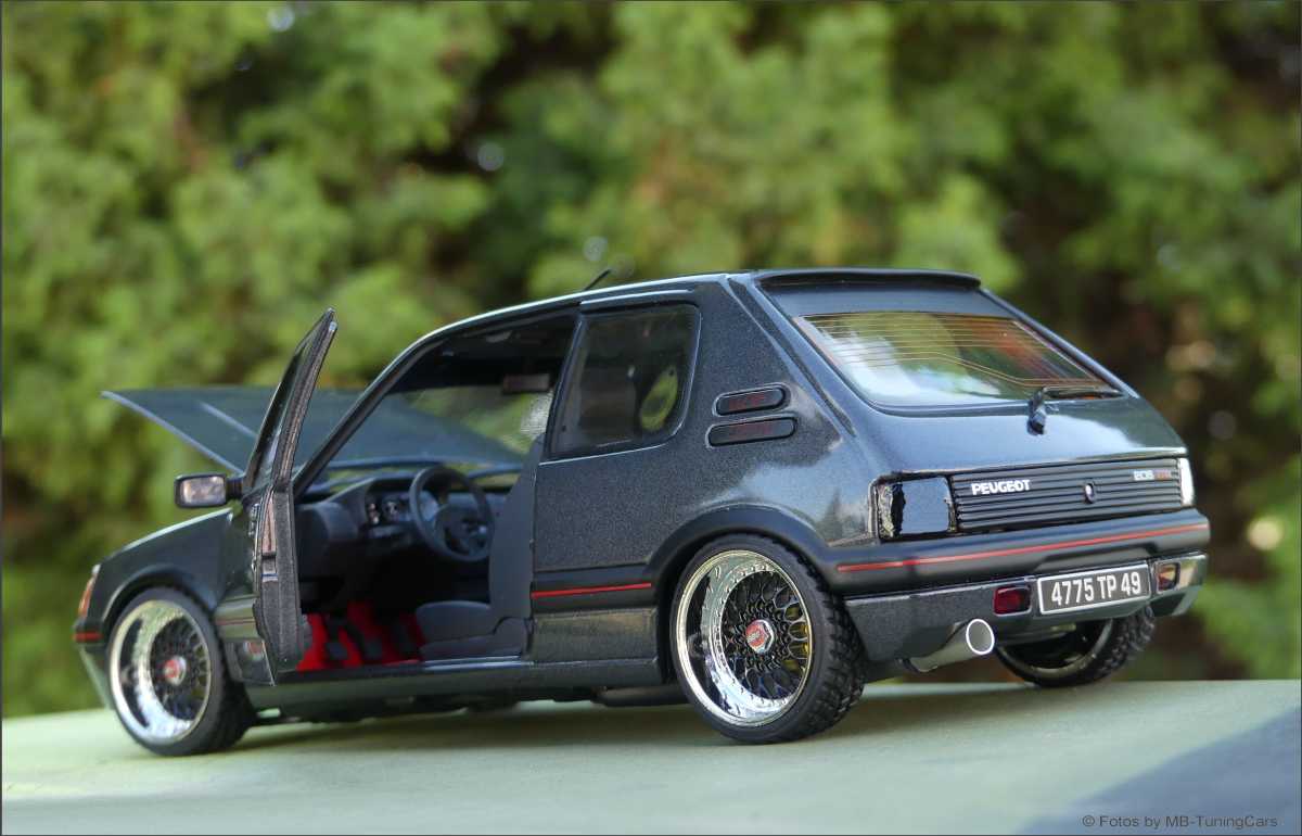 1:18 Peugeot 205 GTI - BBS RS Alufelgen - inkl.OVP